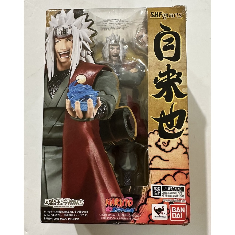 Naruto Shippuden S.H.Figuarts Jiraiya Collectible item BAN DAI Authentic see pic